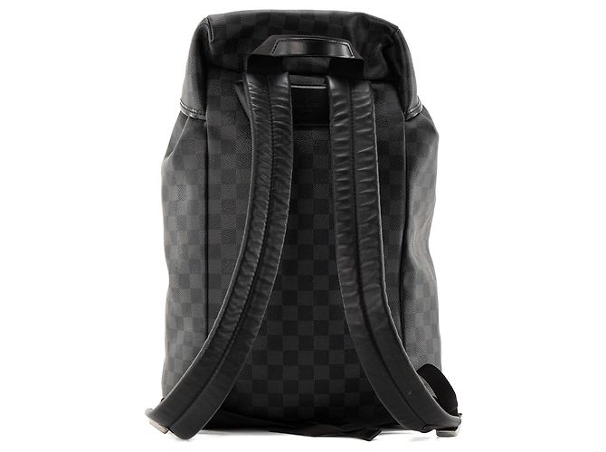 LOUIS VUITTON - Sac à dos Zack Louis Vuitton en toile damier graphite Noir - vue 3