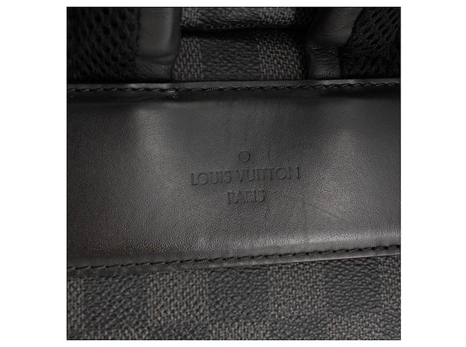 LOUIS VUITTON - Sac à dos Zack Louis Vuitton en toile damier graphite Noir - vue 5