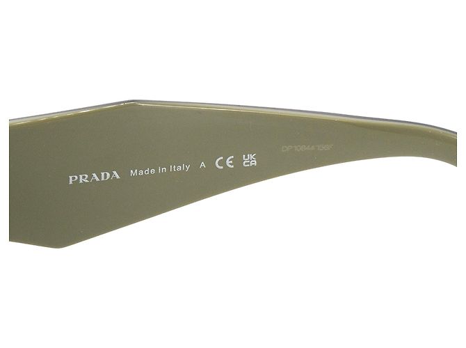 PRADA - Occhiali da sole Prada in acetato kaki Cachi - vista 5