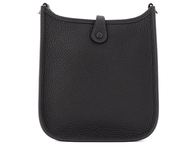 HERMÈS - Borsa a tracolla Evelyne 16 Hermès in pelle clémence caban Blu navy - vista 3