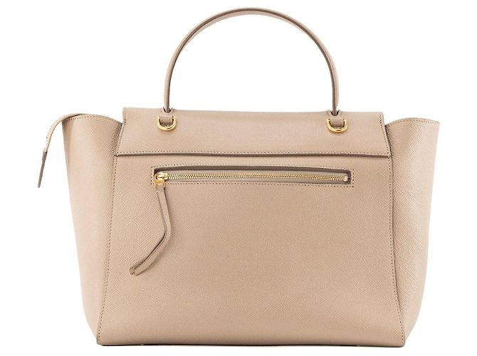 Céline CELINE - Borsa a tracolla Belt Celine in pelle grana beige - vista 3