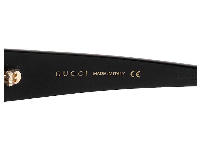 GUCCI - Occhiali da sole Gucci a farfalla in acetato nero - vista 4