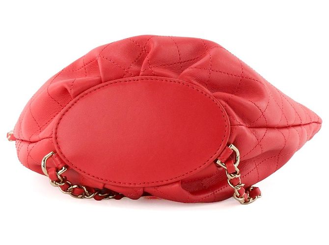 CHANEL - Zaino Chanel in pelle liscia rosa - vista 4