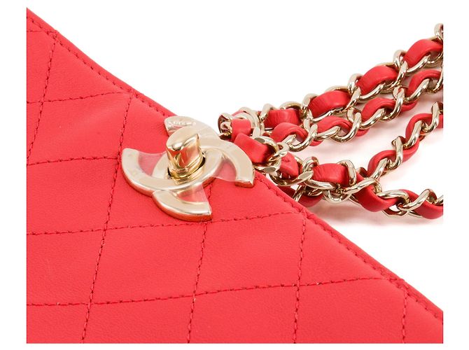 CHANEL - Zaino Chanel in pelle liscia rosa - vista 5