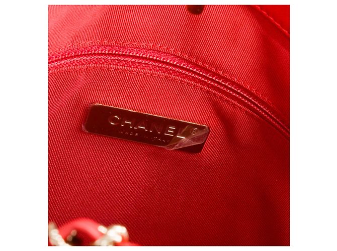 CHANEL - Zaino Chanel in pelle liscia rosa - vista 8