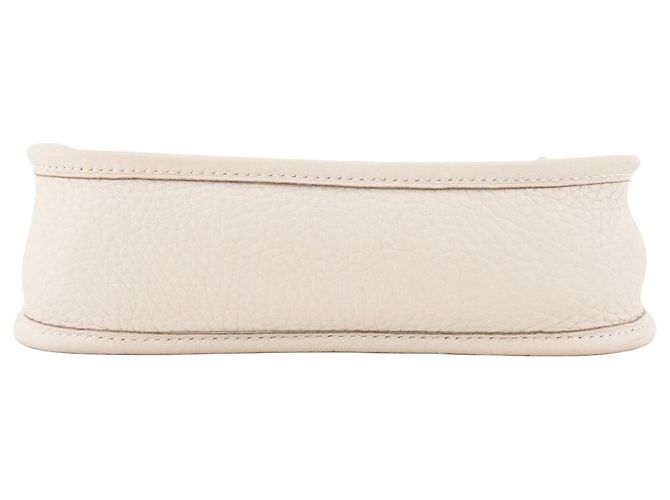 HERMÈS - Borsa a tracolla Evelyne 16 Hermès in pelle clémence beige craie - vista 4