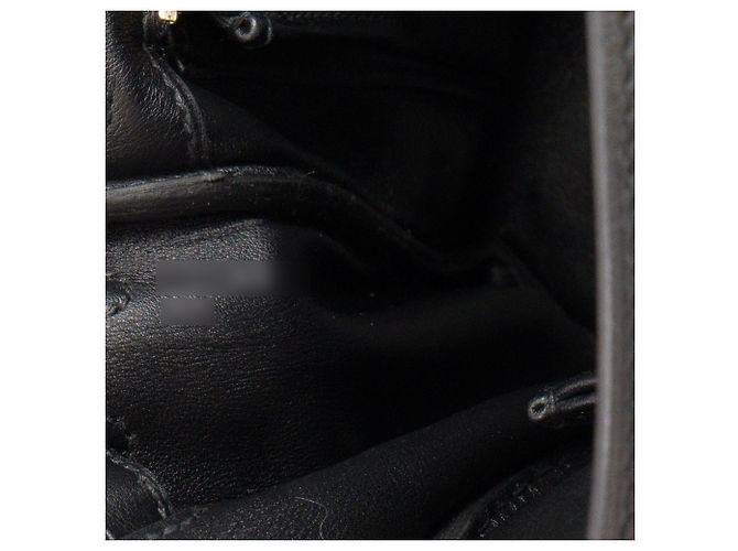 HERMÈS - Borsa a tracolla Hermès Kelly 25 in pelle di vitello swift nera HSS Nero - vista 11