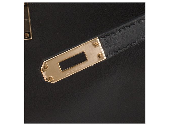 HERMÈS - Borsa a tracolla Hermès Kelly 25 in pelle di vitello swift nera HSS Nero - vista 9