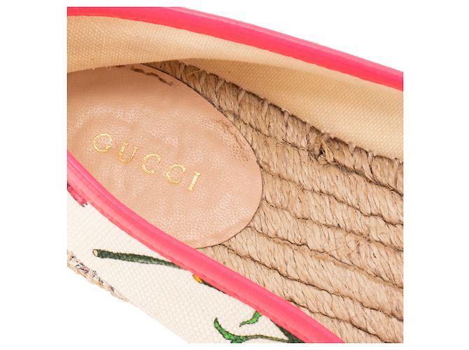GUCCI - Espadrillas Flora Gucci in tela multicolore (T36) - vista 6