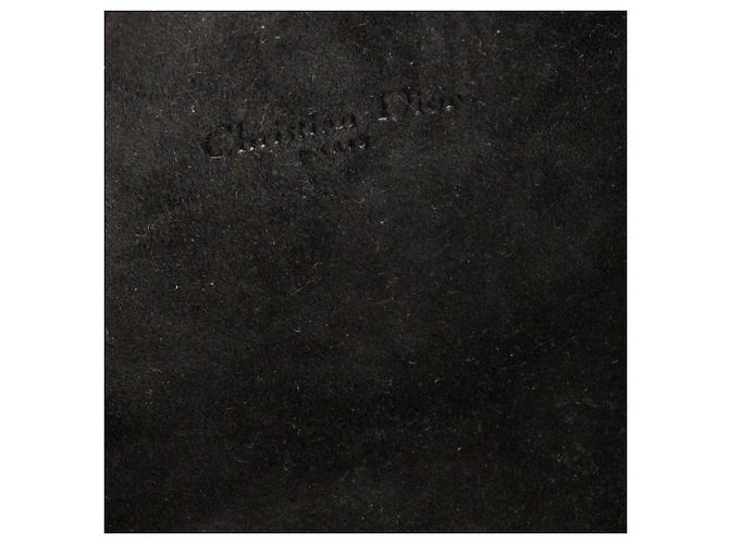Autre Marque DIOR - Borsa a tracolla Caro Double Pouch Dior in pelle martellata nera Nero - vista 8