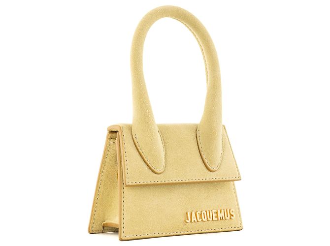 JACQUEMUS - Borsa a mano Jacquemus Chiquito in camoscio verde - vista 2