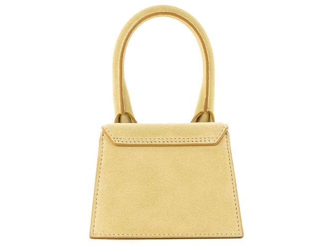 JACQUEMUS - Borsa a mano Jacquemus Chiquito in camoscio verde - vista 3