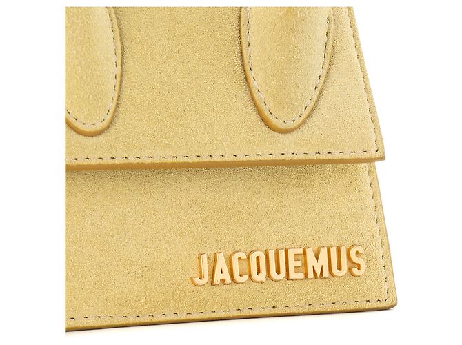 JACQUEMUS - Borsa a mano Jacquemus Chiquito in camoscio verde - vista 5