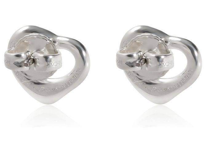 Orecchini Tiffany & Co. Elsa Peretti Open Heart in argento sterling - vista 2
