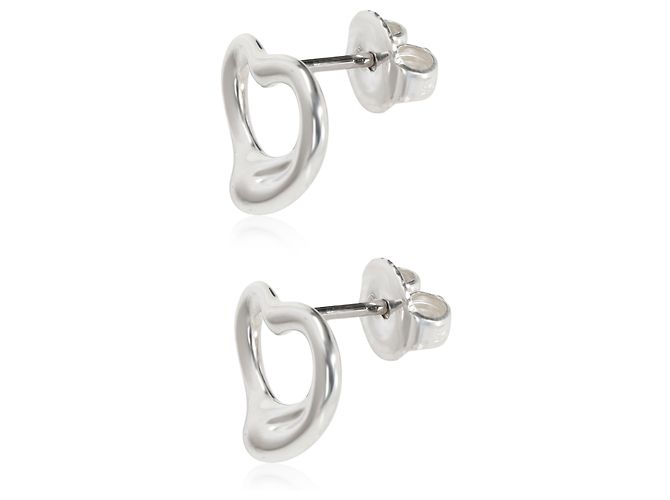 Orecchini Tiffany & Co. Elsa Peretti Open Heart in argento sterling - vista 3