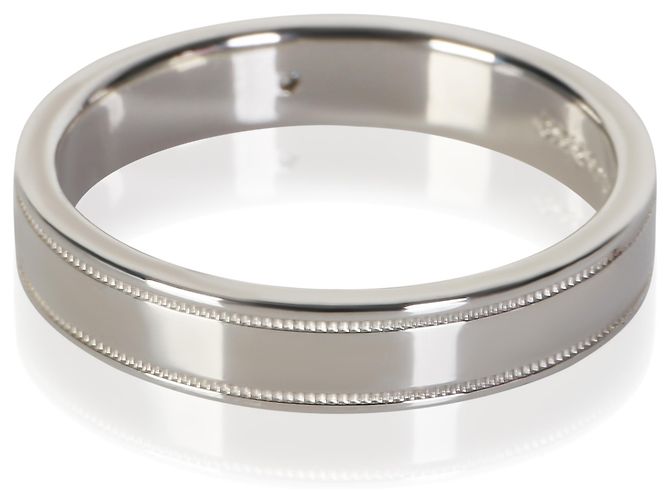 Tiffany & Co. Fascia Double Milgrain in Platino e Diamanti - vista 4