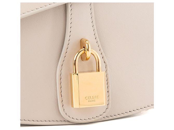 Céline CELINE - Tabou Celine Schultertasche aus beigem Glattleder - Ansicht 5