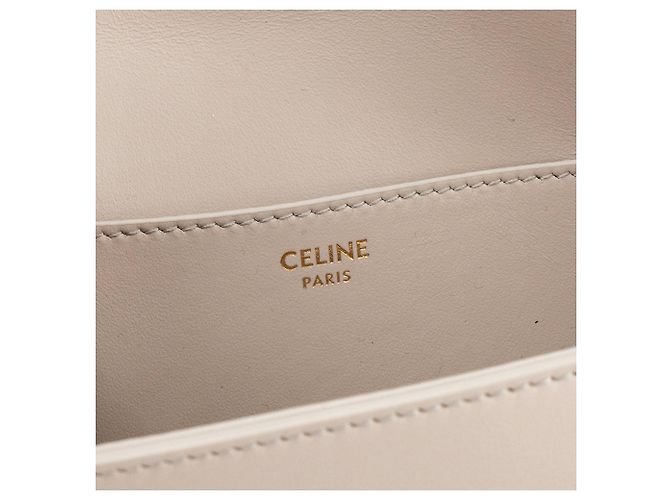 Céline CELINE - Tabou Celine Schultertasche aus beigem Glattleder - Ansicht 6