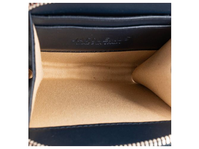 JACQUEMUS - Portafoglio a tracolla Jacquemus in pelle liscia blu navy - vista 7