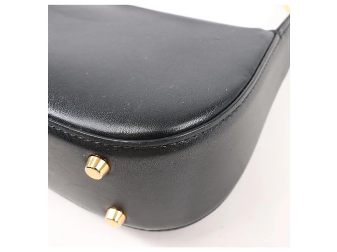 Borsa a tracolla in pelle VLogo Valentino Garavani in Black Nero - vista 11