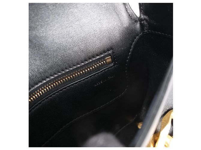 Borsa a tracolla in pelle VLogo Valentino Garavani in Black Nero - vista 14