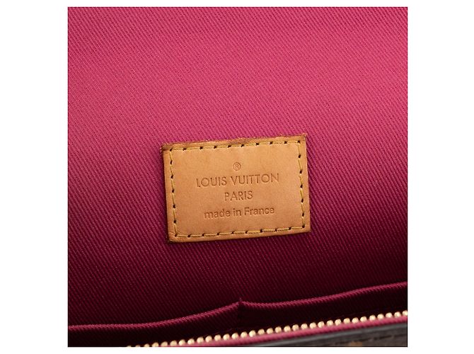 LOUIS VUITTON - Borsa a tracolla Louis Vuitton Cluny BB in tela monogram coated Marrone - vista 8