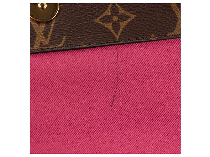 LOUIS VUITTON - Borsa a tracolla Louis Vuitton Cluny BB in tela monogram coated Marrone - vista 9