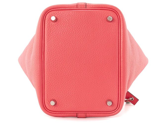 HERMÈS - Borsa a mano Hermès Picotin 18 in pelle clémence rose azalée Rosa - vista 4