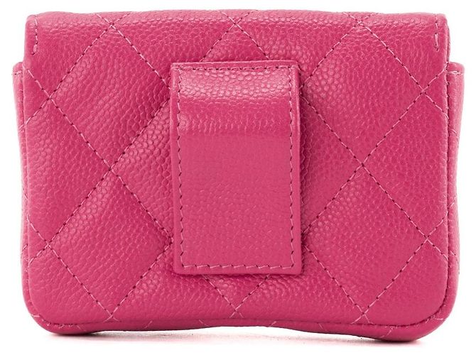 CHANEL - Borsa cintura Melody Chanel in pelle caviar rosa (T85) - vista 3