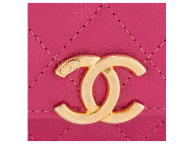 CHANEL - Borsa cintura Melody Chanel in pelle caviar rosa (T85) - vista 5