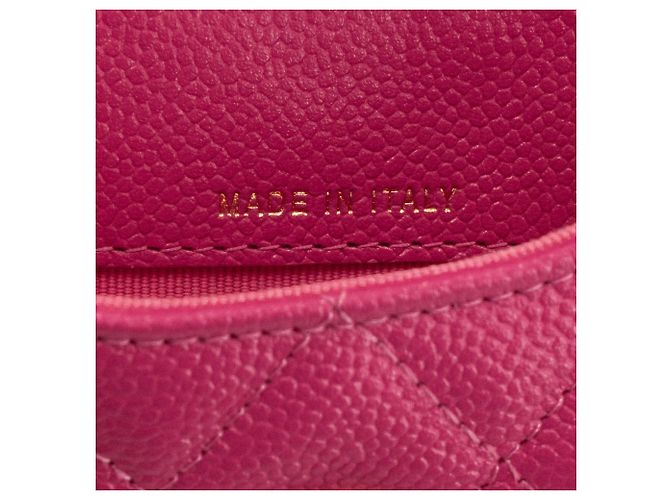 CHANEL - Borsa cintura Melody Chanel in pelle caviar rosa (T85) - vista 7
