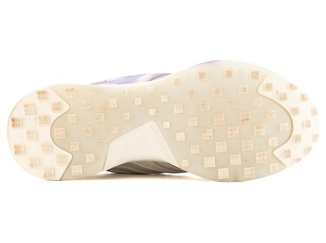 GIVENCHY - Sapatilhas Givenchy Spectre em pele branca e roxa edição limitada (T37) Branco - vista 3