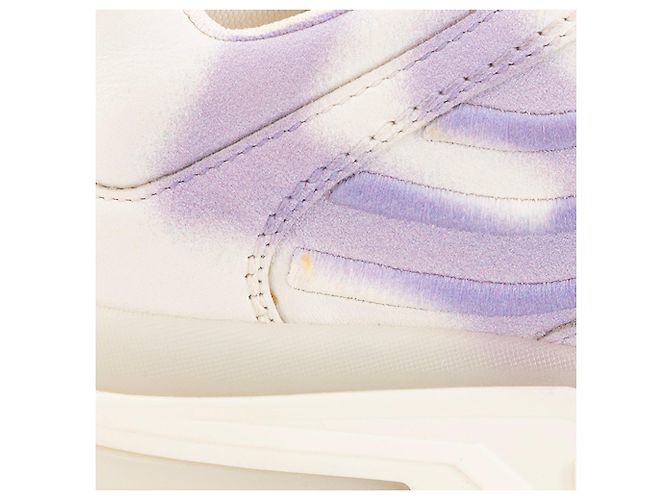 GIVENCHY - Sapatilhas Givenchy Spectre em pele branca e roxa edição limitada (T37) Branco - vista 8