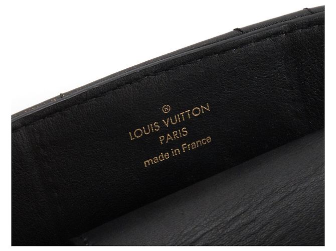 LOUIS VUITTON - Borsa a tracolla New Wave Louis Vuitton in pelle liscia nera Nero - vista 8
