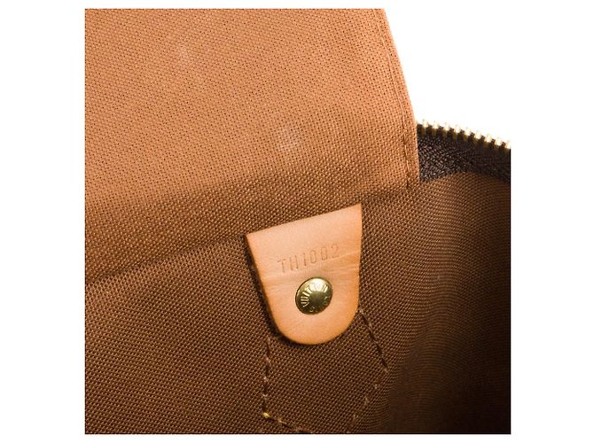 LOUIS VUITTON - Borsa a mano Louis Vuitton Speedy 40 in tela monogram recubierta Marrone - vista 11