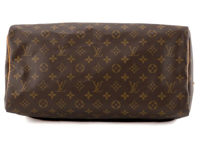 LOUIS VUITTON - Borsa a mano Louis Vuitton Speedy 40 in tela monogram recubierta Marrone - vista 4