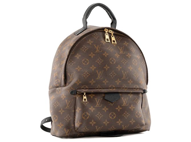 LOUIS VUITTON - Palm Springs Louis Vuitton Rucksack aus monogrammiertem beschichtetem Canvas Braun - Ansicht 2