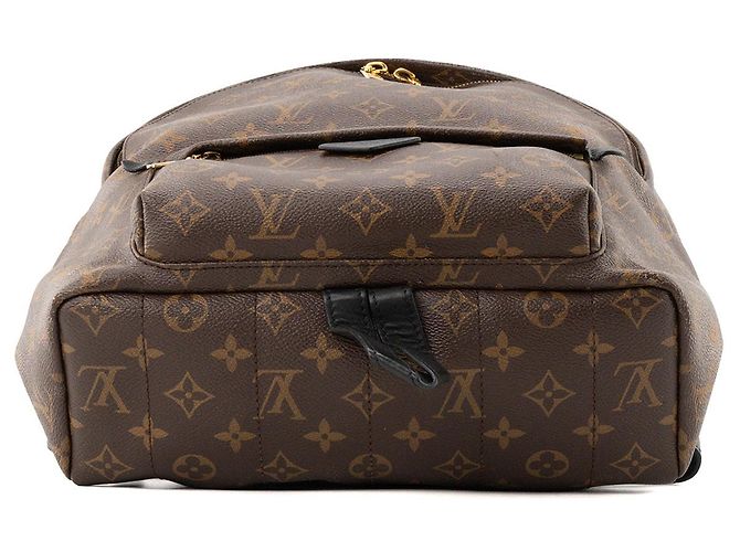 LOUIS VUITTON - Palm Springs Louis Vuitton Rucksack aus monogrammiertem beschichtetem Canvas Braun - Ansicht 4