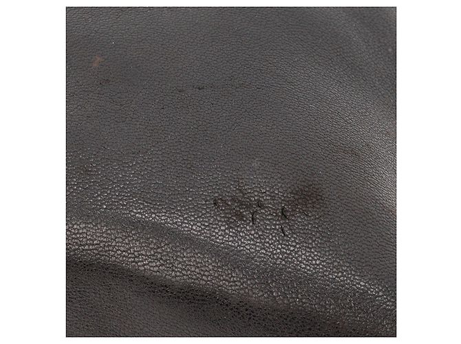 PRADA - Bolsa de mão Nappa Ring Mini Prada em couro liso preto - vista 6