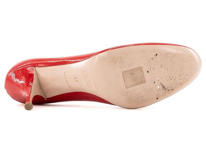 MIU MIU - Miu Miu Pumps aus rotem Lackleder (T37) - Ansicht 3