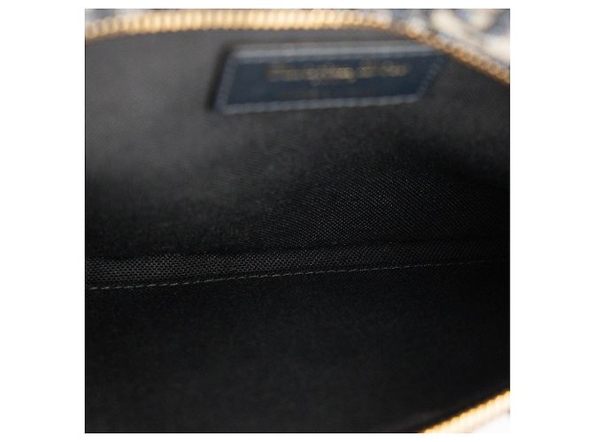 Autre Marque DIOR - Sac à bandoulière 30 Montaigne Dior en toile Dior Oblique bleu marine Navy blue - view 7