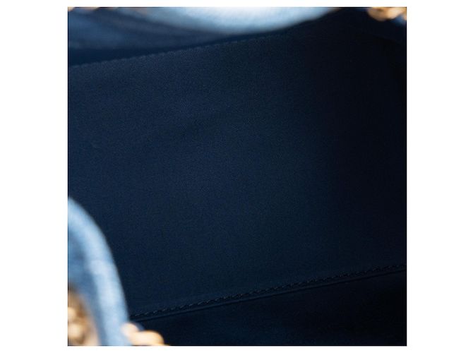 CHANEL - Borsa a tracolla Chanel 25 small in denim blu - vista 9