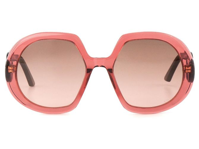 Autre Marque DIOR - Occhiali da sole DiorBobby R1U Dior in acetato rosa e tartarugato marrone - vista 2