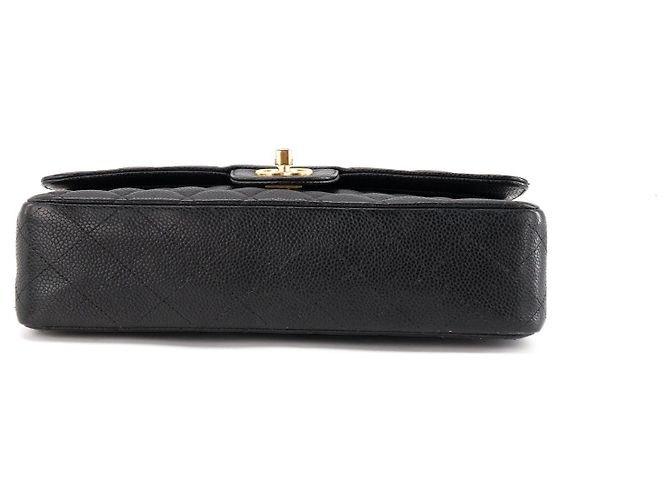CHANEL - Borsa a tracolla Classique/Timeless 11.12 Chanel in pelle caviar nera Nero - vista 4