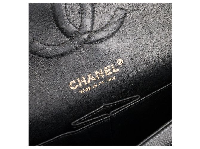 CHANEL - Borsa a tracolla Classique/Timeless 11.12 Chanel in pelle caviar nera Nero - vista 9
