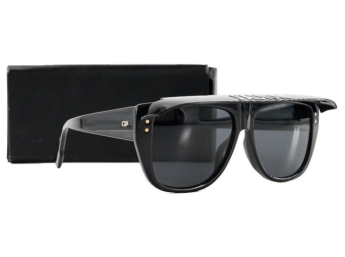 Autre Marque DIOR - Óculos de sol DiorClub2 Dior em acetato preto - vista 8