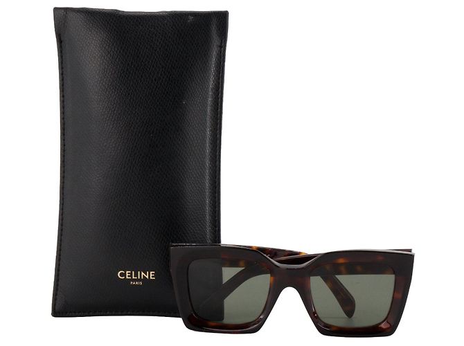 Céline CELINE - Occhiali da sole Celine in acetato tartarugato marrone - vista 6