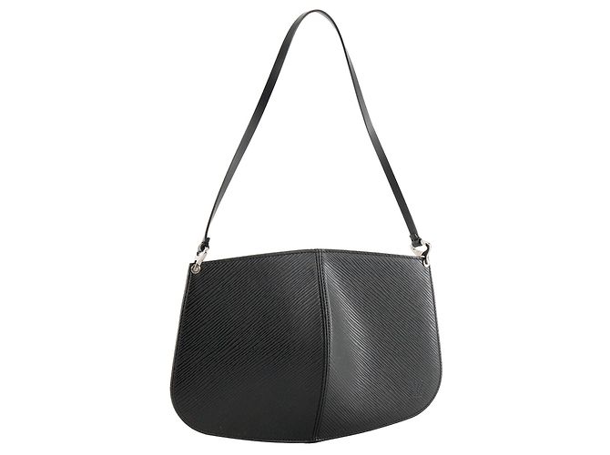 LOUIS VUITTON - Borsa a tracolla Louis Vuitton Demi Lune in pelle Epi nera Nero - vista 2