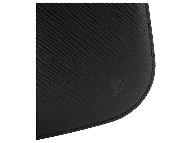 LOUIS VUITTON - Borsa a tracolla Louis Vuitton Demi Lune in pelle Epi nera Nero - vista 5