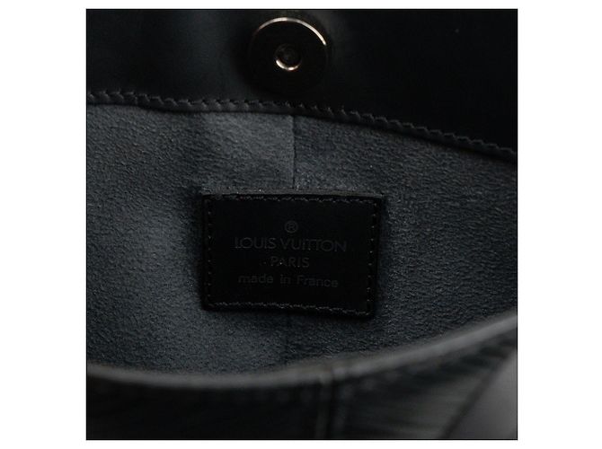 LOUIS VUITTON - Borsa a tracolla Louis Vuitton Demi Lune in pelle Epi nera Nero - vista 6